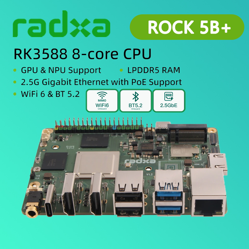 وحدة المعالجة المركزية Radxa R - مراجعة Radxa Rock 5B 16Gb وسعره